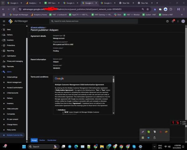 Free Google ADx MA Approval – Instant Setup