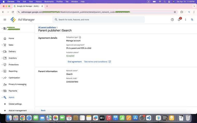 Instant Google AdX MA Approval