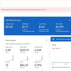 $1k Fully Verified Pakistan Organic AdSense Account.