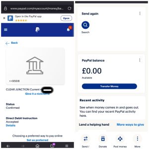 Uk PayPal account linked to bank available for sale
