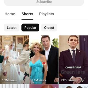 39k subscribers Fully organic Short English YouTube channel for sale