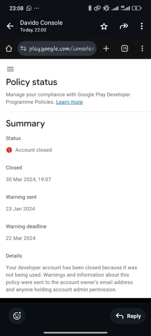 ALL OLD CLOSED CONSOLE ACCOUNT NEEDED