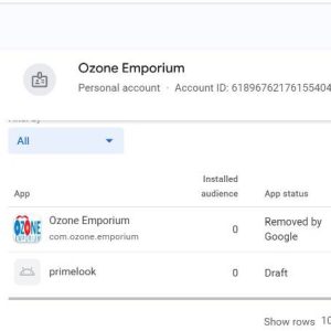 Nigeria Google play console account available