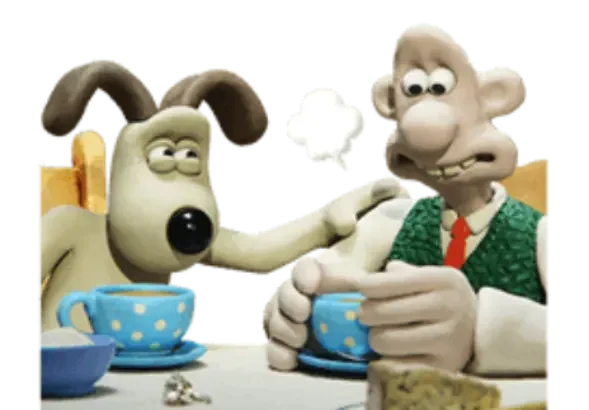 Wallace Gromit Line Stickers